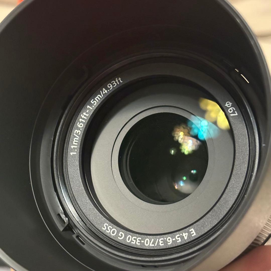 ほぼ新品 保証残　SONY E 70-350mm F4.5-6.3 G レンズ
