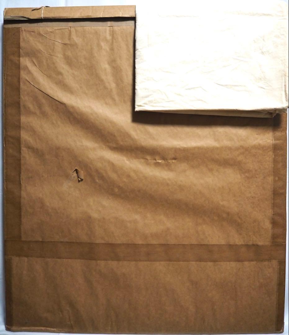 ワ*コ様 真作□ポール・アイズピリ 版画 青い背景の花 直筆サイン