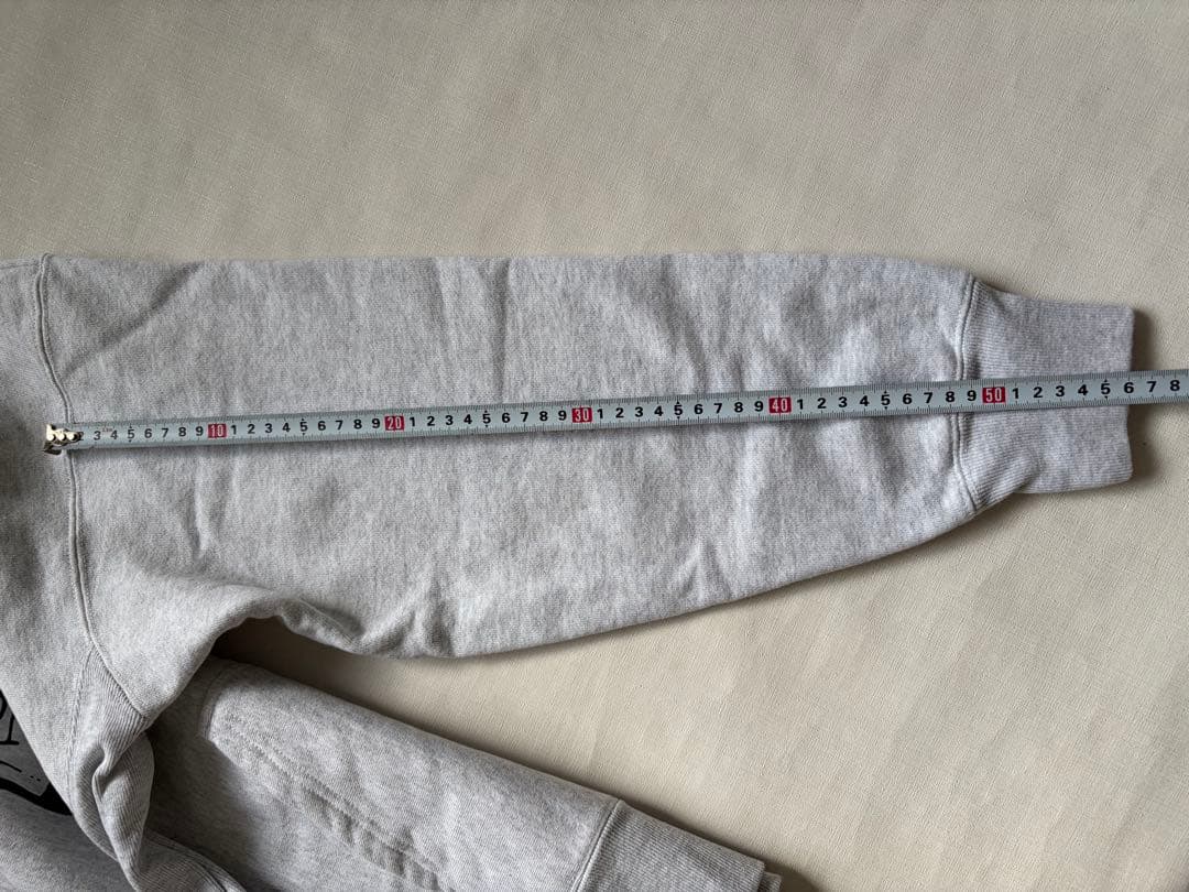 BIRDWELL ライトグレー フード付きパーカー L