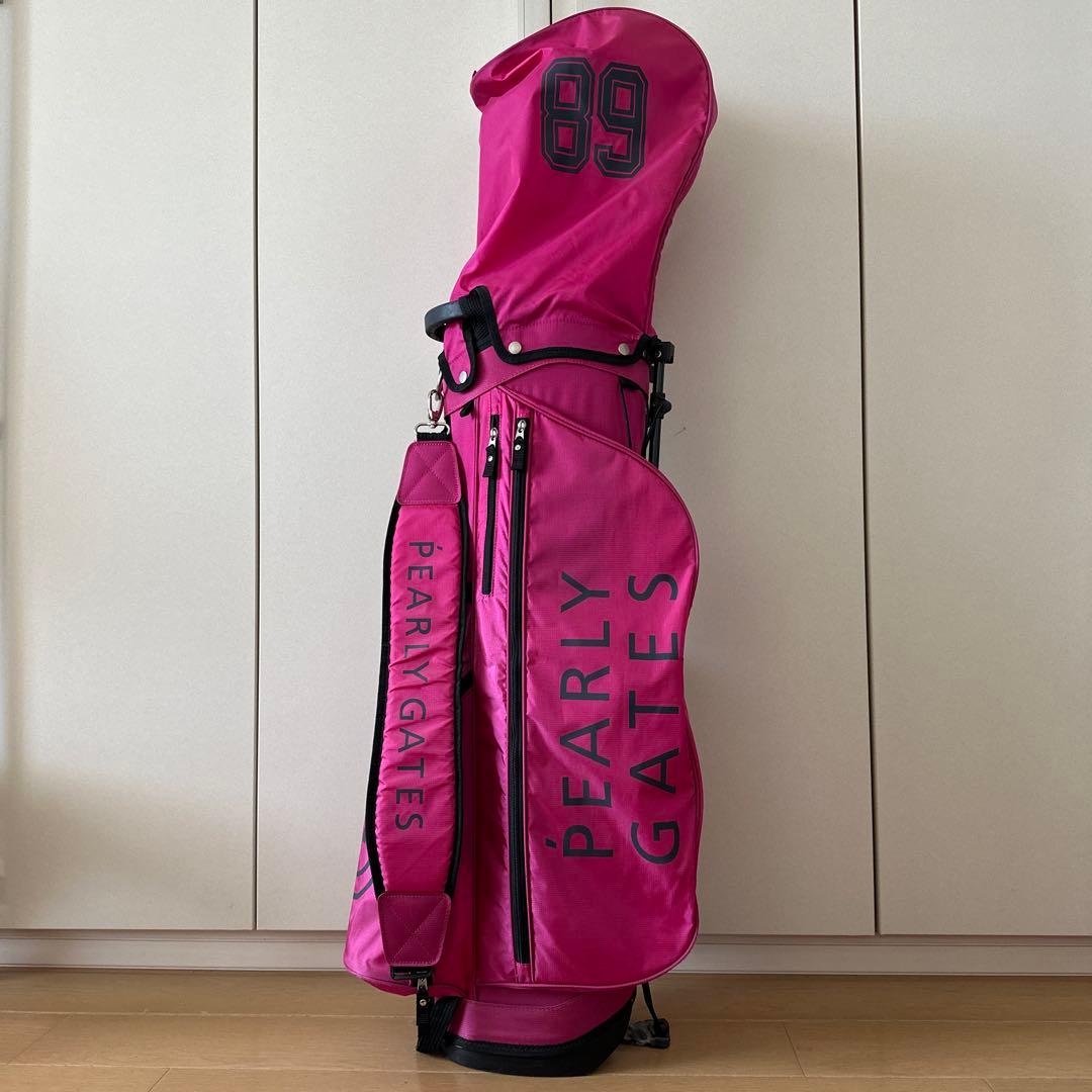 PEARLY GATES キャディバッグ 89 ピンク バック付きです