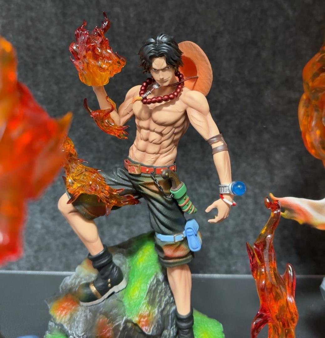 ワンピース エース フィギュア ガレージキット 塗装済み完成品 POP