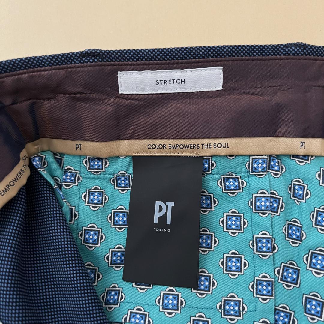 新品PT TORINO 48 上質シルエットスラックス 定価4～5万円 - メルカリ
