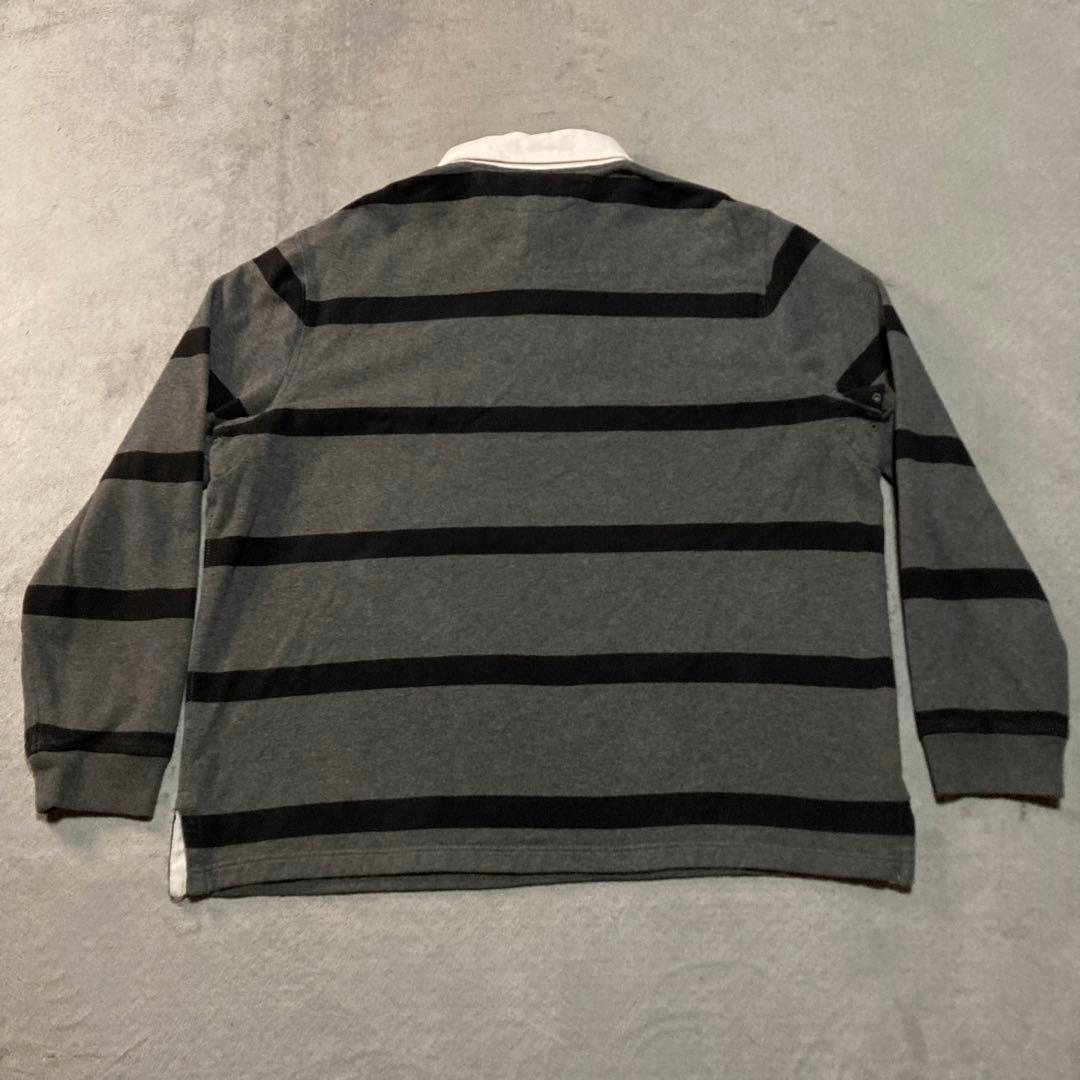 PolobyRalphLauren RugbyShirt 刺繍 90s XXL - メルカリ
