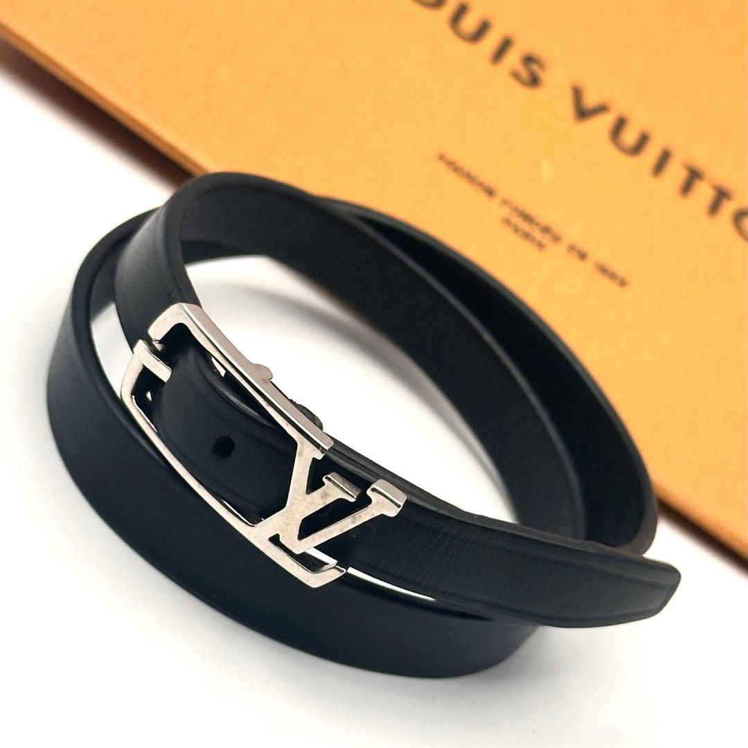 LOUIS VUITTON ブラスレ ネオグラム 2連 シルバー金具 LOUIS VUITTON / ルイ・ヴィトン】ブラスレ・モノグラム ブレスレット