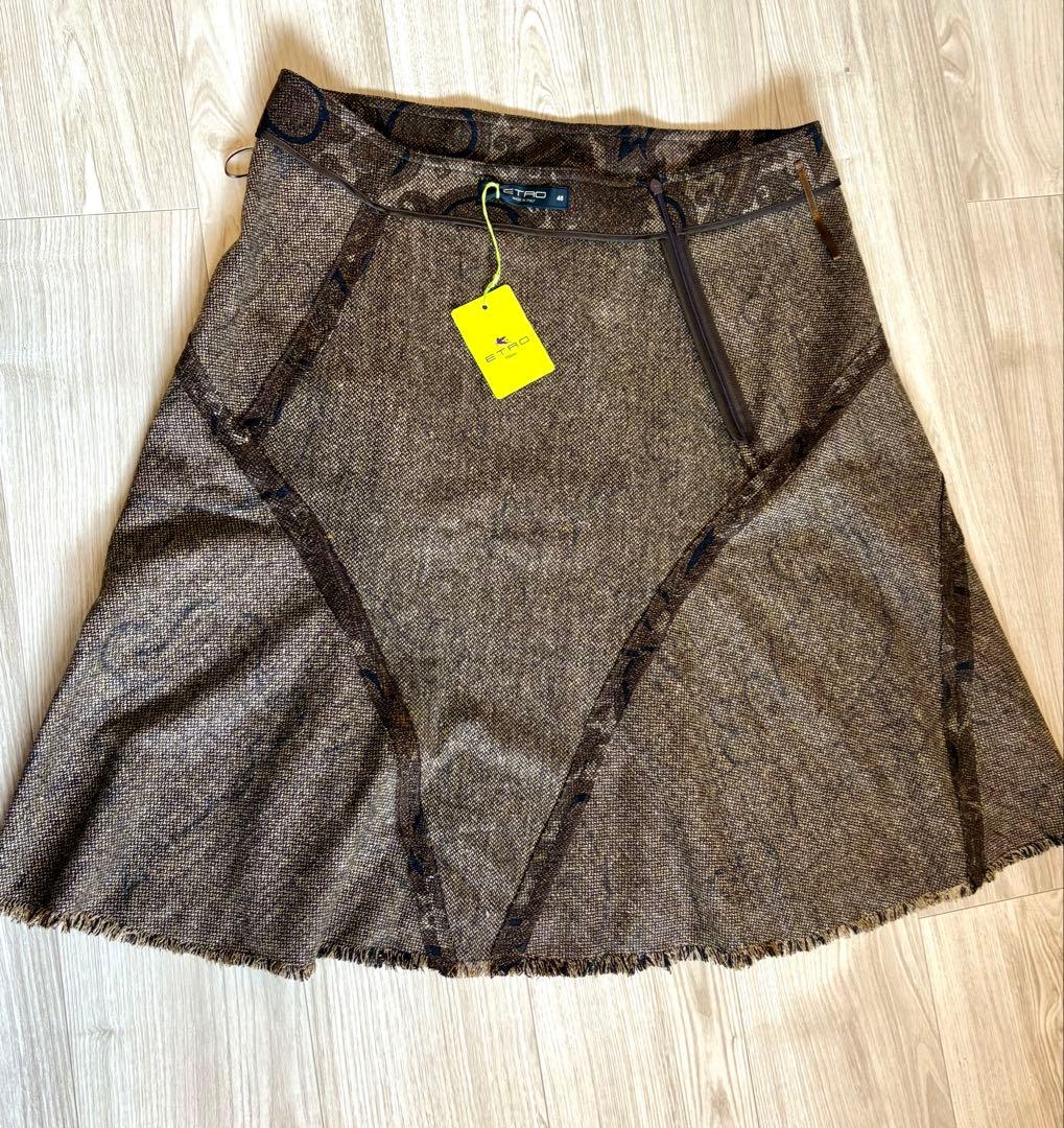 蘭*子様 エトロ ETRO ペイズリー柄 スカート 新品未使用 タグ付