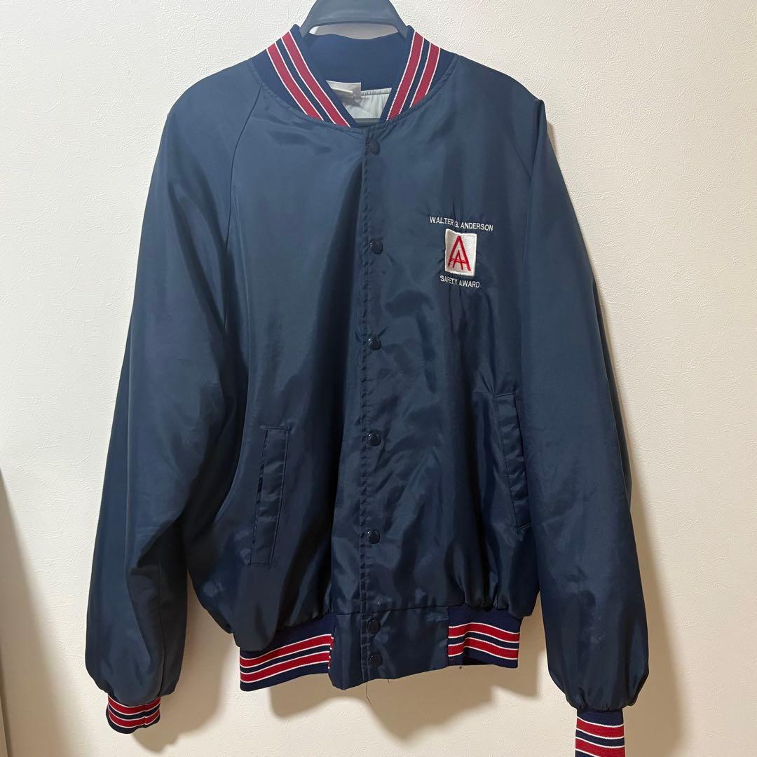 80s〜90s】美品 HARTWELL USA製 ネイビー スタジャン - メルカリ