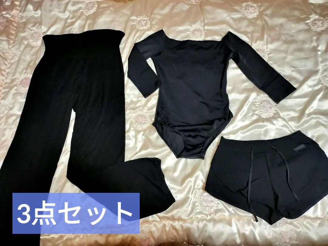 【3点】Zidanceレオタード FREEDショートパンツ ヨガパンツ 3点】Zidanceレオタード FREEDショートパンツ ヨガパンツ 3点】Zidance