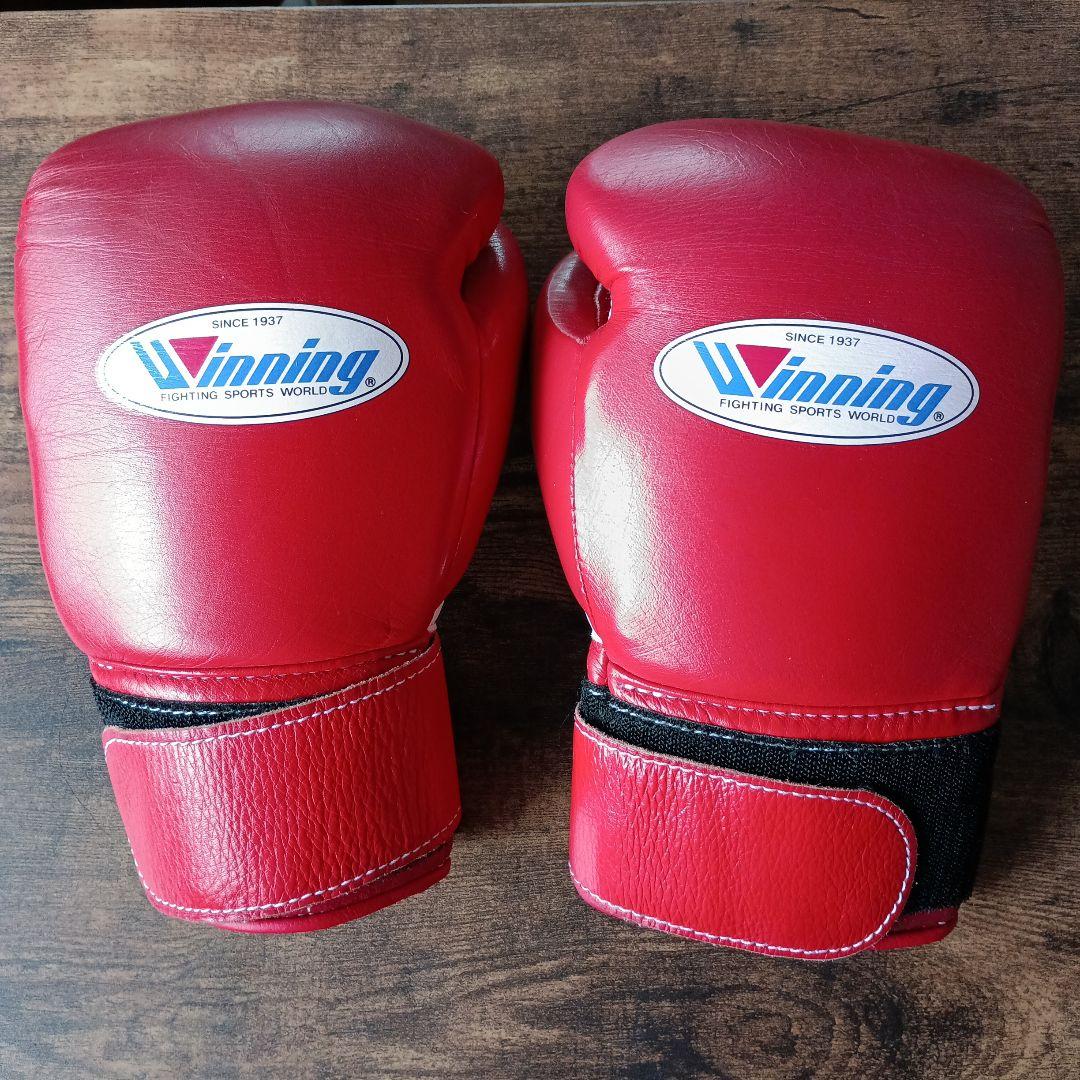 Winning 8オンス ボクシンググローブ　ウイニング　レッド　赤 Winning（ウイニング） 受注生産 ボクシング グローブ マジックテープ