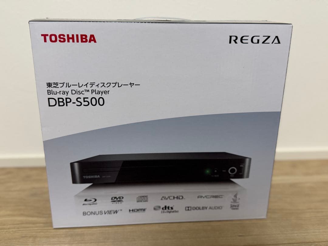 TOSHIBA REGZA DBP-S500 ブルーレイプレーヤー DBP-S500
