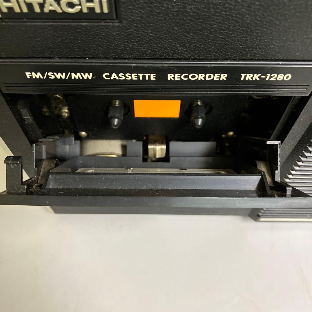 D-1 日立 HITACHI ラジカセ レトロ パディスコ TRK-1280 - メルカリ