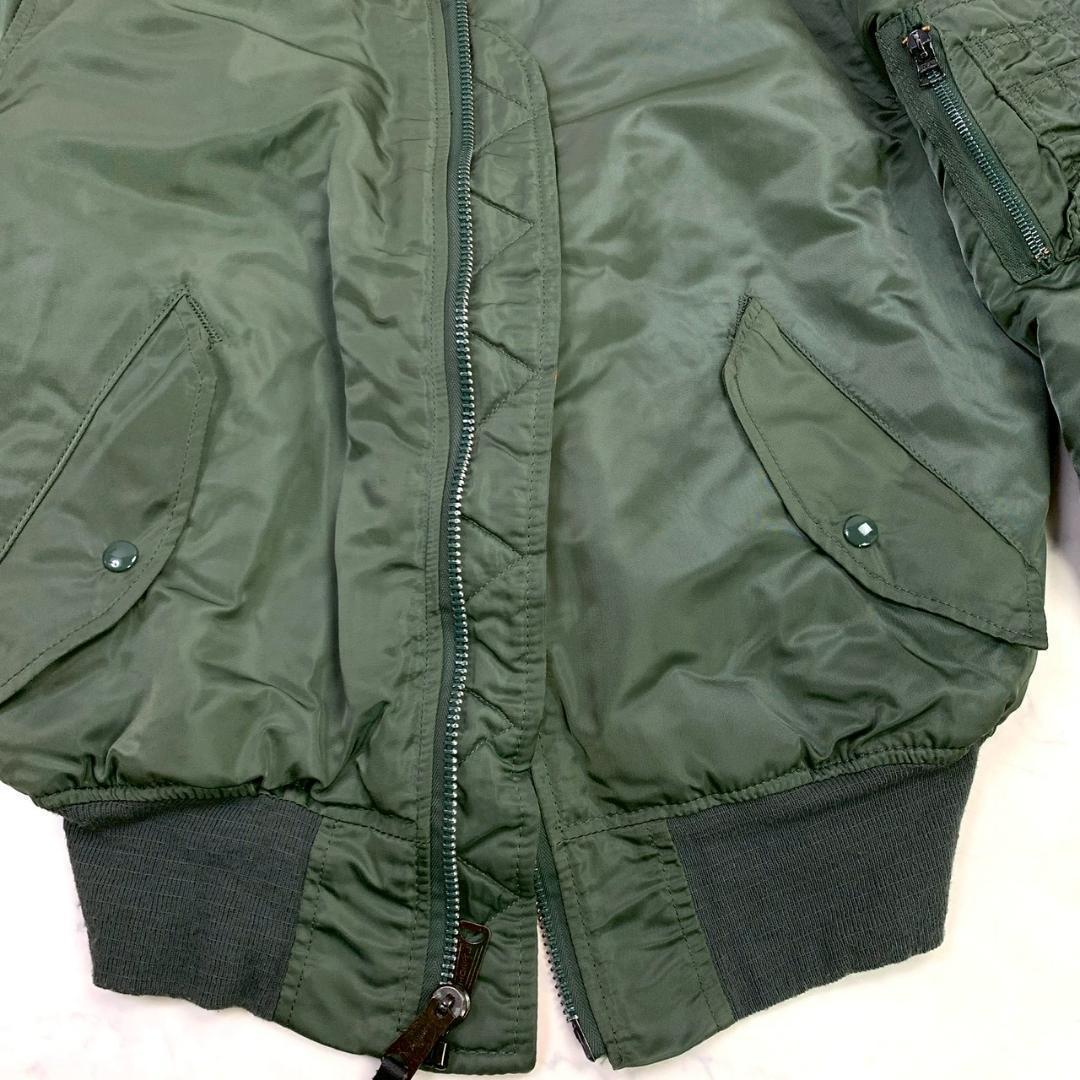 80s旧タグ USA製 ALPHA MA-1 フライトジャケット M D831