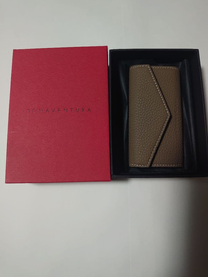 BONAVENTURA キーケース 人気☆BONAVENTURA スリム キーケース シュリンクレザー☆ギフト