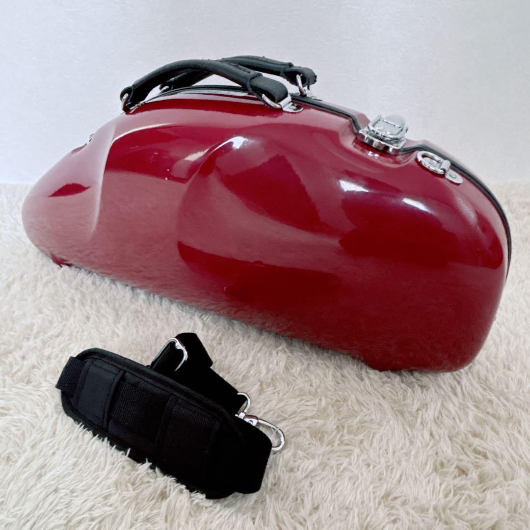 【美品】SHINY CASE J.W.EASTMAN アルトサックス用 レッド