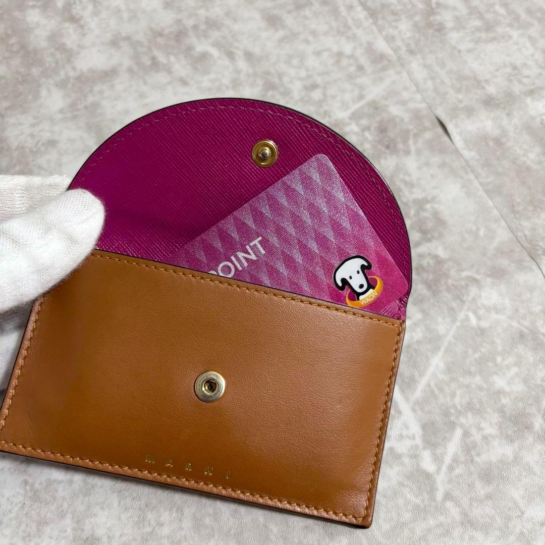 I59 未使用品✨ MARNI マルニ キーケース カードケース バイカラー