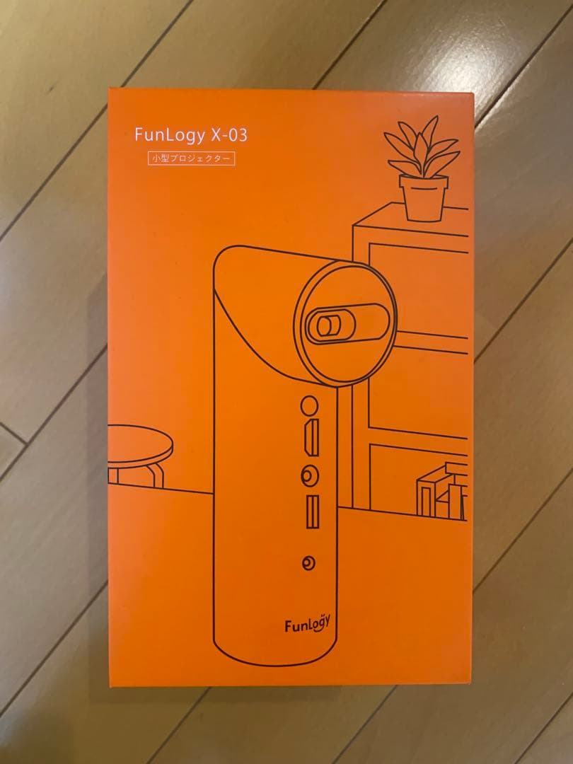 FunLogy X-03 小型プロジェクター 開封のみ・未使用 動作確認済 - メルカリ