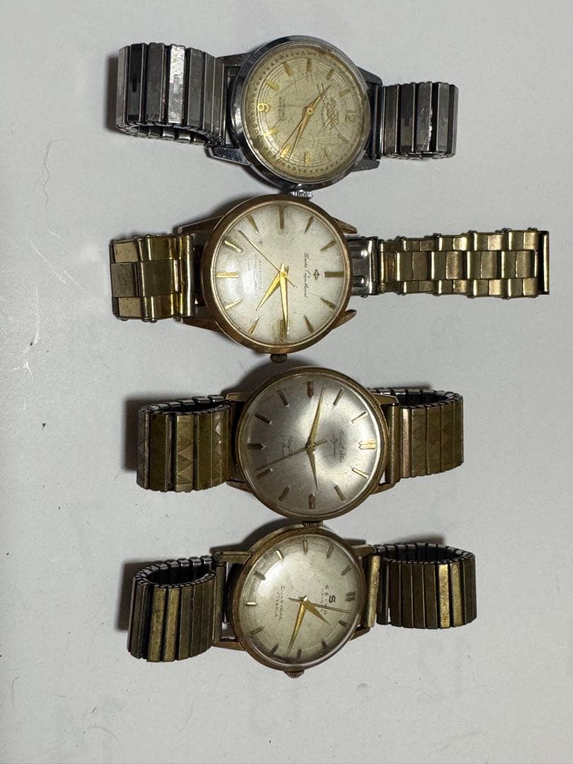 セイコー ジャイロマーベル　ENICAR　等4点まとめ