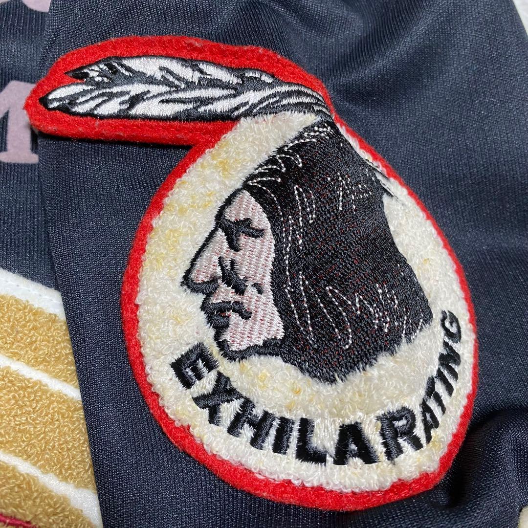 XL 希少サイズ Indian Motorcycle スタジャン 刺繍 ロゴ