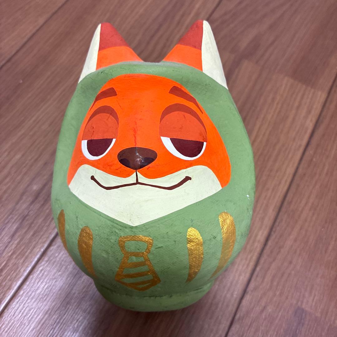 美品】ズートピア 高崎だるま ニック ジュディ 職人手作り - メルカリ