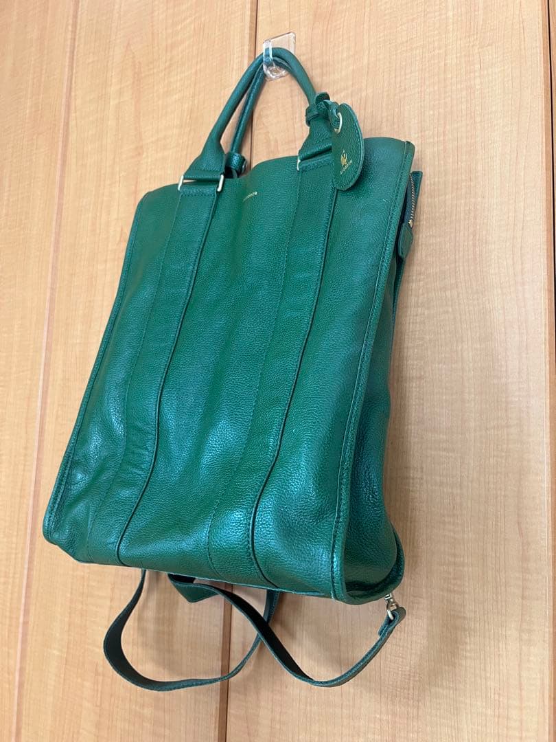 Kissora グリーンレザーリュック kissora（キソラ） リュック A4 本革 ラヴァーレ メンズKITK-042 日本