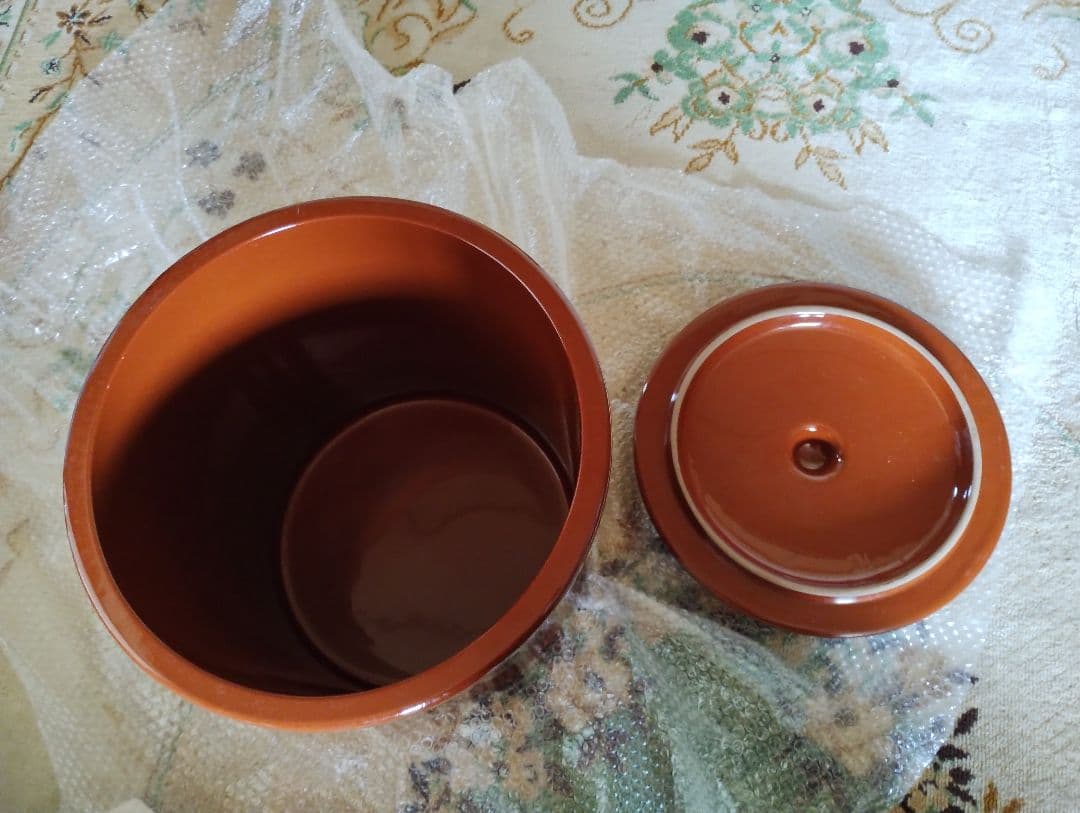 久松窯】切立 蓋付 かめ 10号【メーカー廃業による絶版品】 久松窯】切立