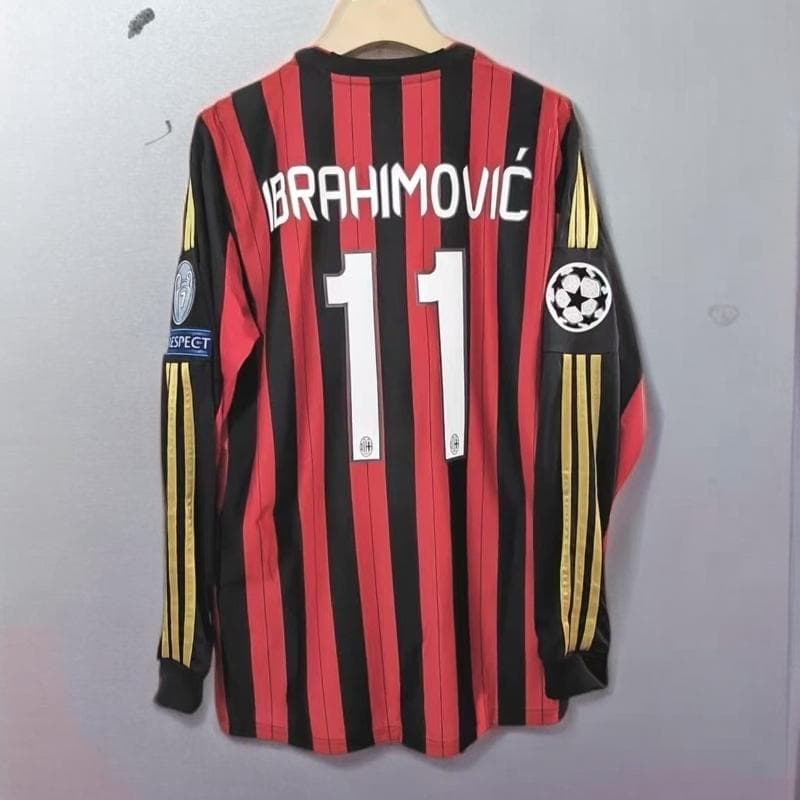 ACミラン ホーム INZAGHI 9番 10/11 長袖 シャツ ACミラン 10-11