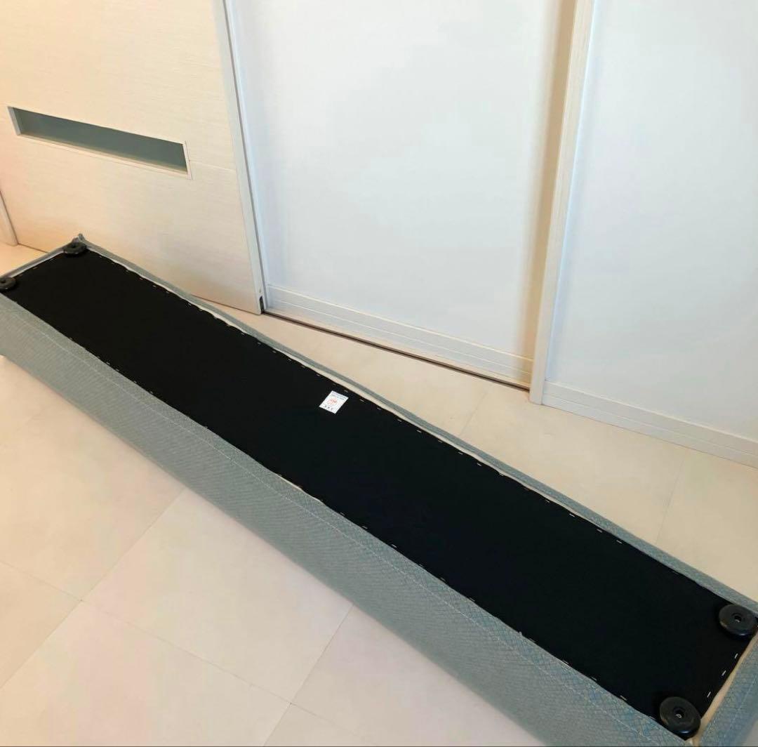 ACTUS アクタス スツール オットマンSTOOL 水色×グレー たのメル便