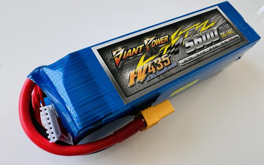 リポバッテリー ハイボルテージ 6セル 5600mAh 70C～140C - メルカリ