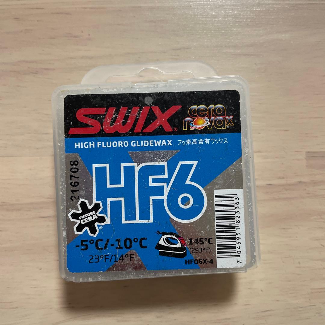 SWIX HF6 高フルオログライドワックス T116119811 - スキー