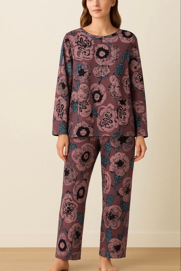 【新品・未使用、タグ付き】Atsuko Matano 花柄パジャマ　L ATSUKO MATANO by WACOAL 【20％OFF】ワコール wacoal マタノアツコ