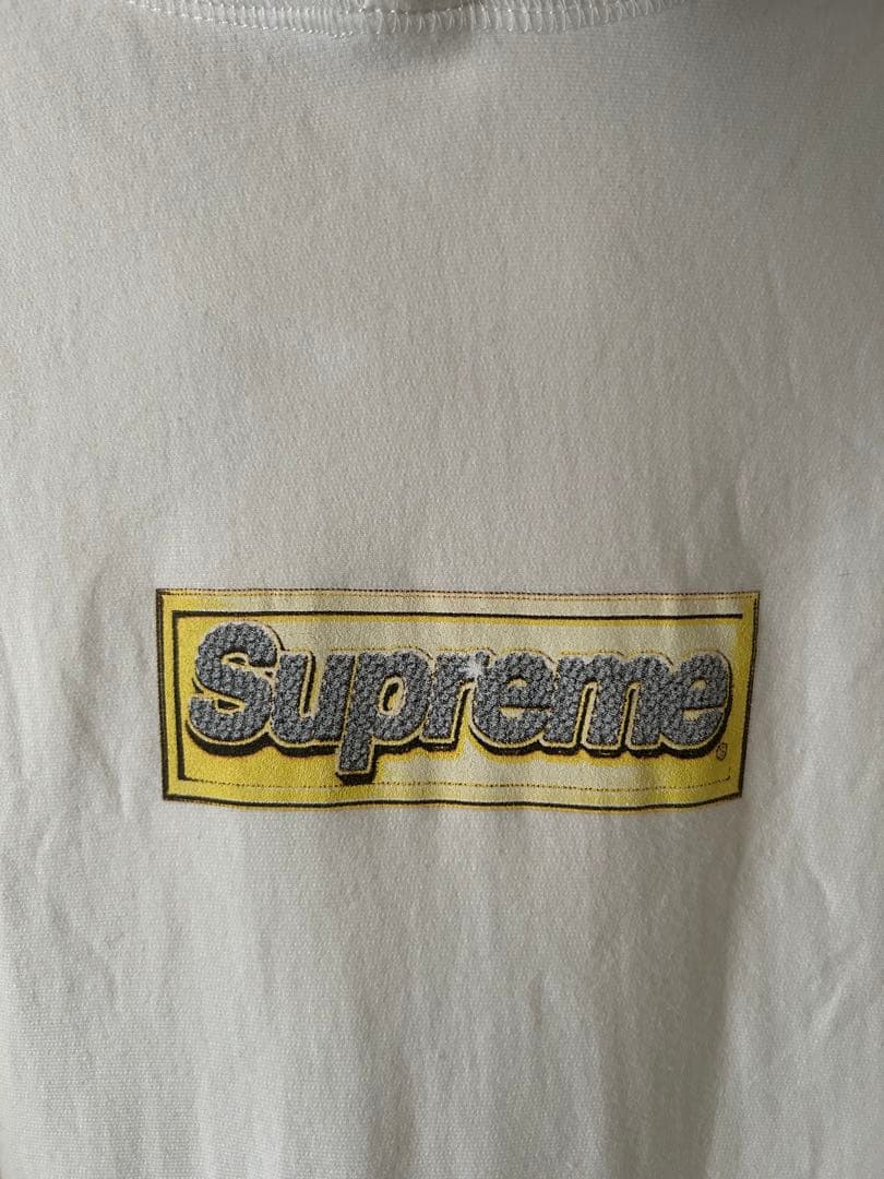レア！貴重13ss supreme blingボックスロゴパーカーホワイト綾野剛