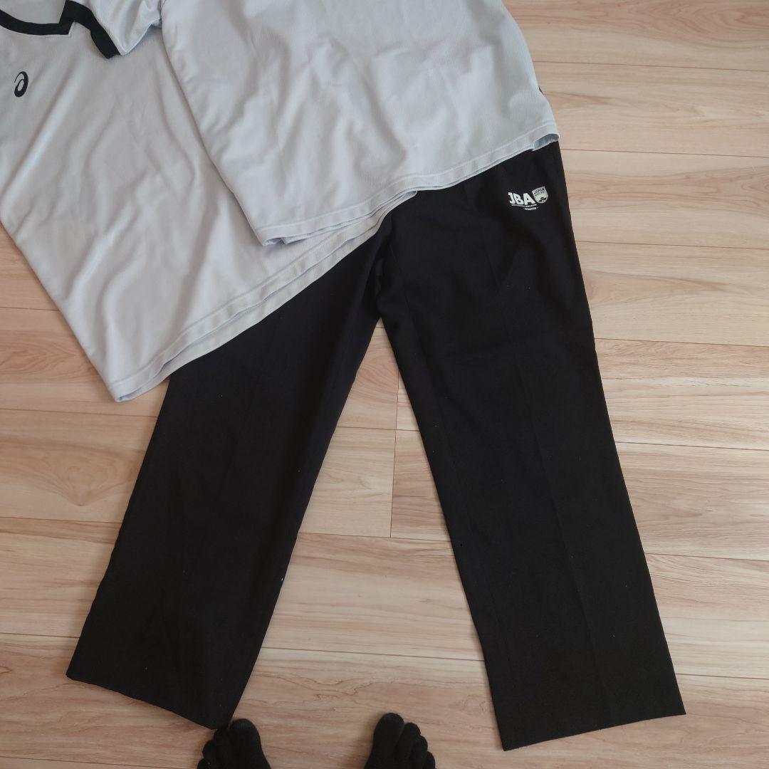 asics バスケットボール 審判服 レフェリーウェア 上下 セットアップ