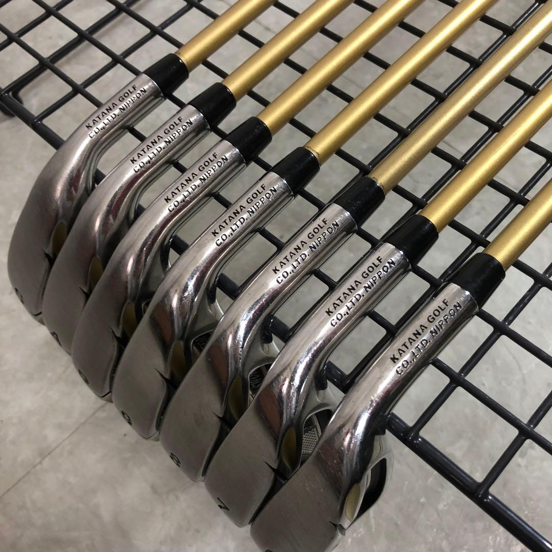 KATANA ソード スナイパー589 メンズゴルフアイアン7本セット 初心者