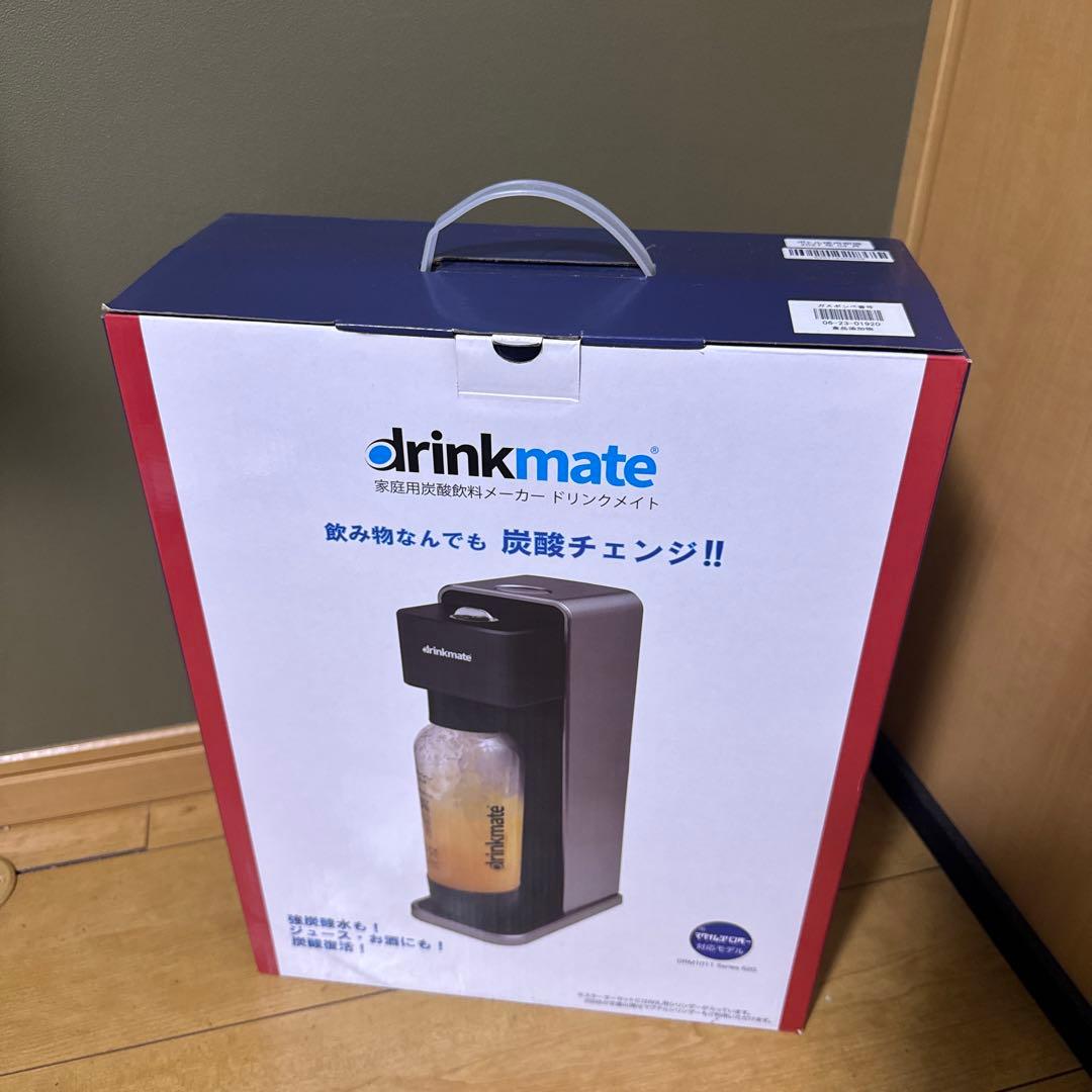 【新品未開封】drinkmate ドリンクメイト 本体＋ボトル付きシリーズ620 drinkmate ドリンクメイト シリーズ620 ブラック【在庫あり】炭酸水
