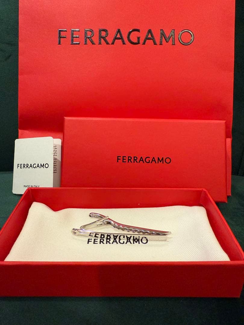 FERRAGAMO タイクリップ ネクタイピン 新品未使用 楽天市場】□新品同様□ Salvatore Ferragamo フェラガモ ネクタイピン