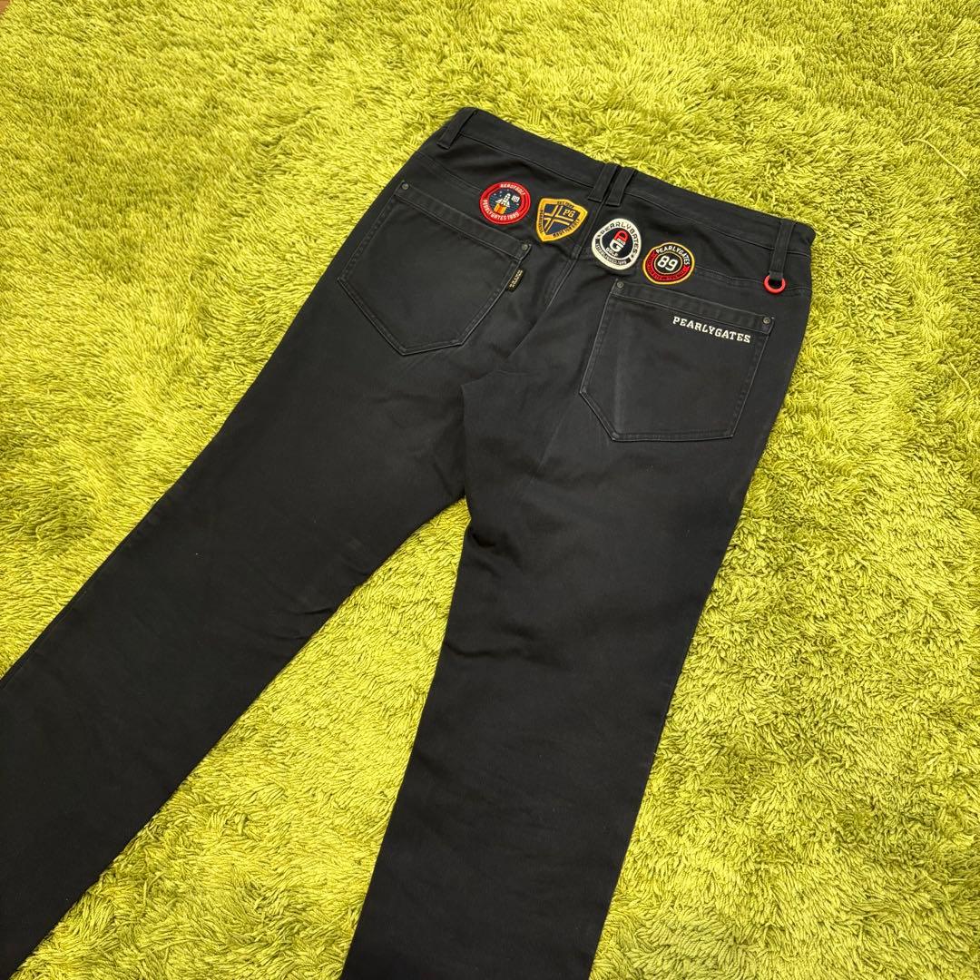 パーリーゲイツ PEARLYGATES メンズパンツ 暖パン ワッペン サイズ5 PEARLY GATES（パーリーゲイツ） パンツ 「PEARLY GATES」PERTEX