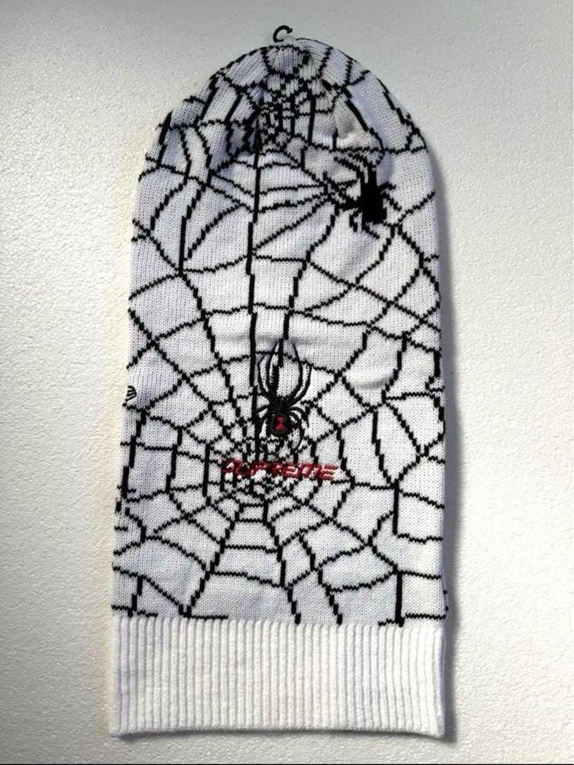 シュプリーム x スパイダー ニューエラ バラクラバ \"ホワイト\"
