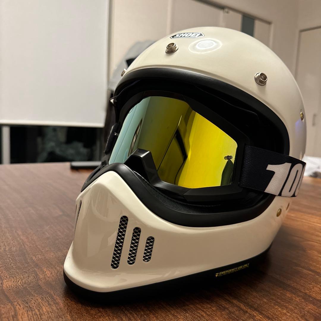 専用品 SHOEI EX-ZERO 100%ゴーグル付き - メルカリ