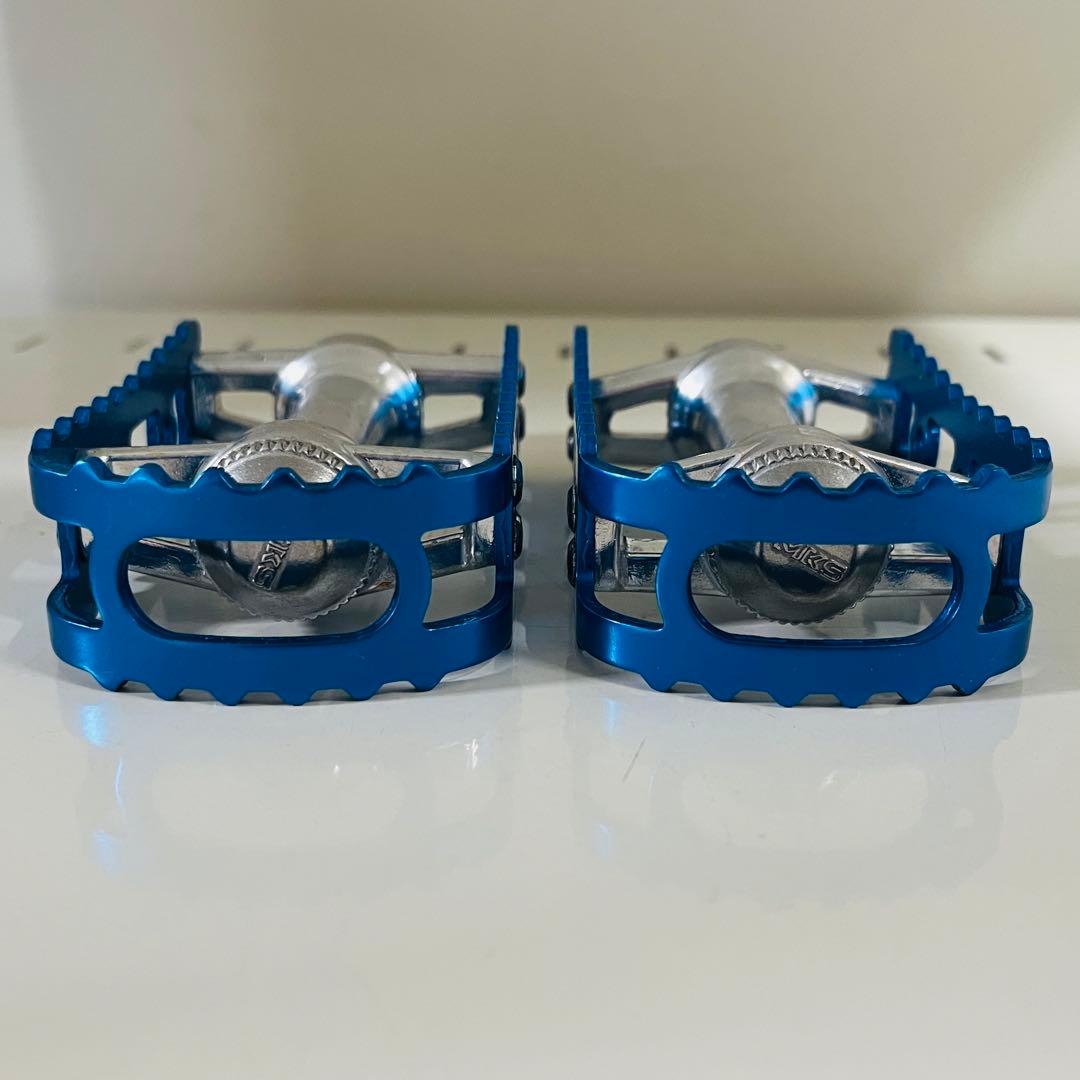 パーツ MKS JAPAN BM-7 Blue old school bmx pedal mks-bm-7-old-school-bmx-foot-