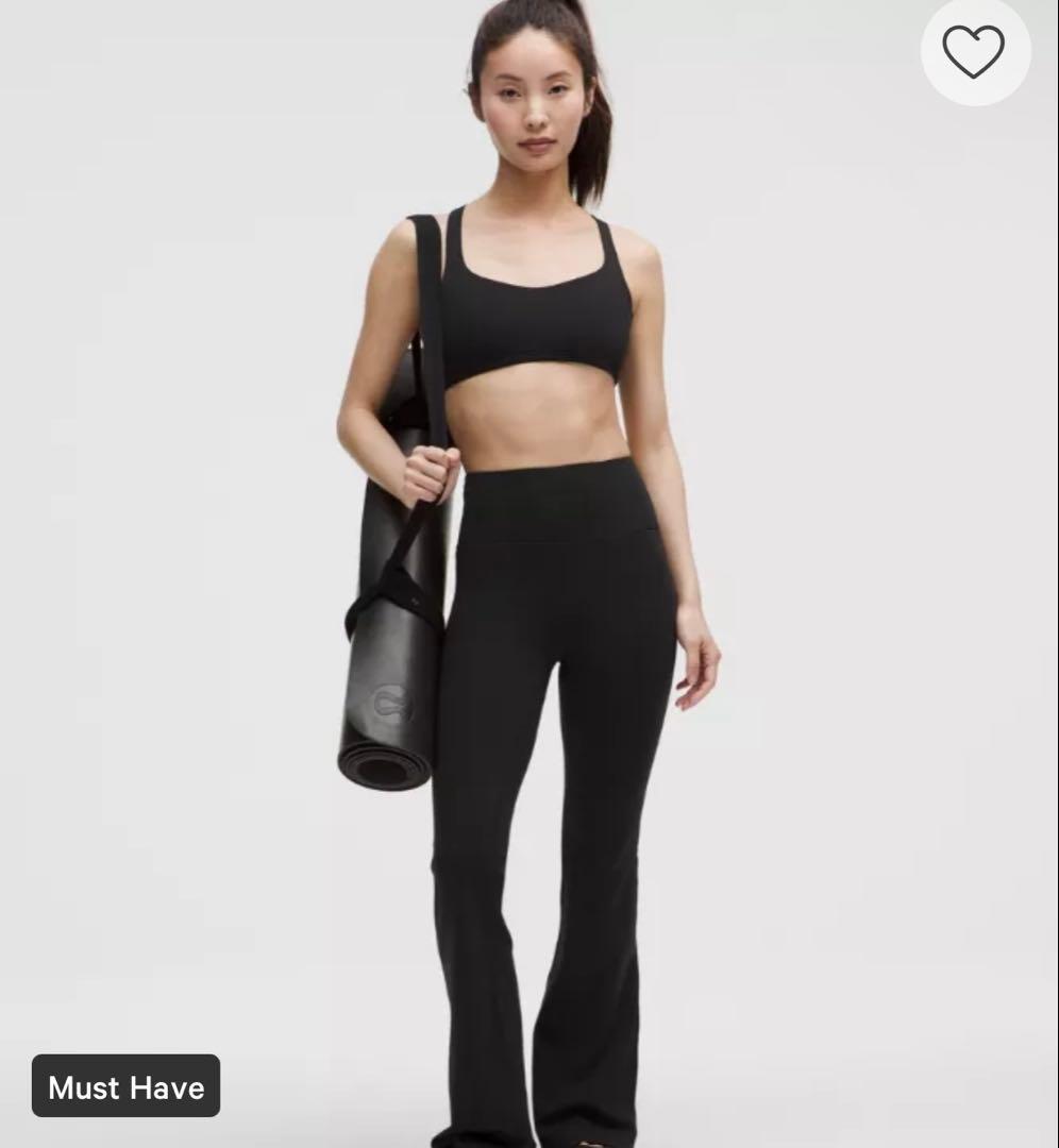 超人気】ルルレモン 黒 groove フレアパンツ Mサイズ - メルカリ