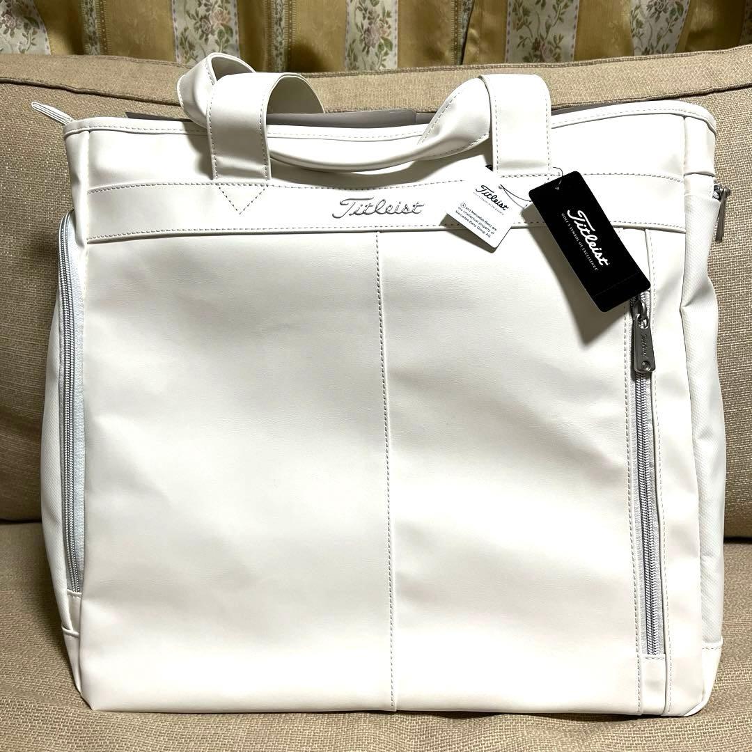 新品未使用 メルセデスベンツ × タイトリスト トートバッグ ホワイト