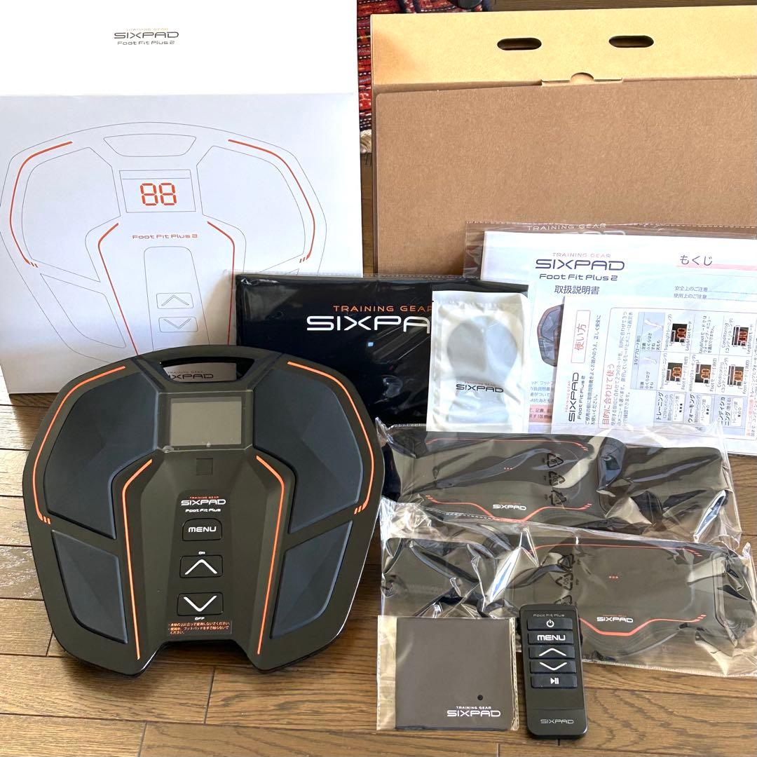 【ひしこ】SIXPAD フットフィットプラス2 太ももベルト未使用 EMSトレーニングギア SIXPAD FootFitPlus2 シックスパッド フット