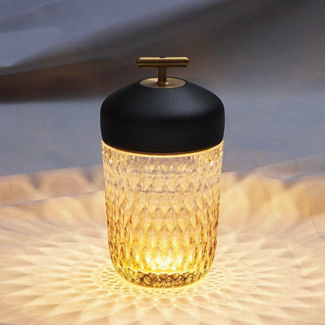 新品】エルメス サンルイ フォリア どんぐりランプ ポータブルランプ