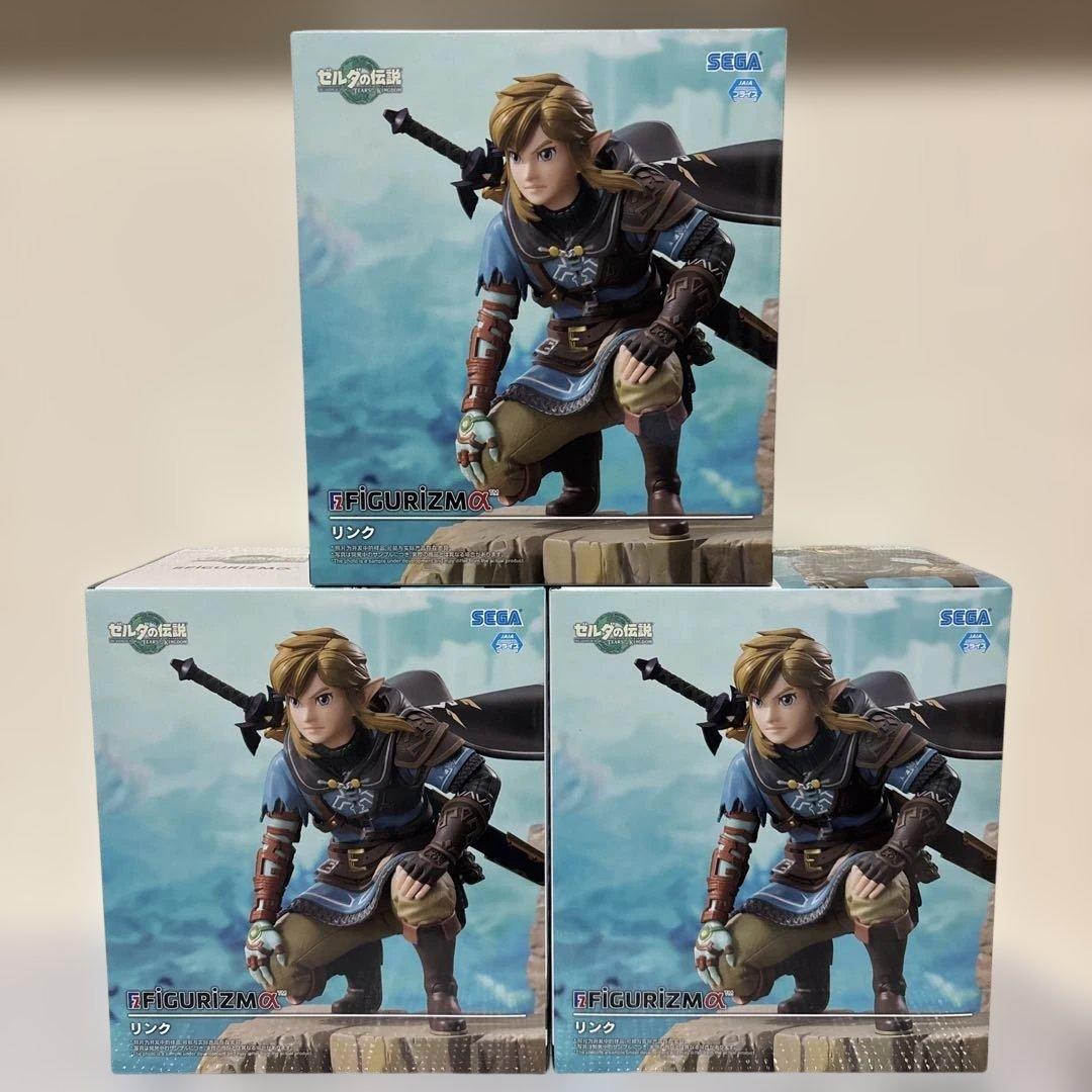 ゼルダの伝説　ティアキン　リンク　フィギュア　3個セット ゼルダの伝説 ティアキン リンク フィギュア 3個セットの通販 by ゲン