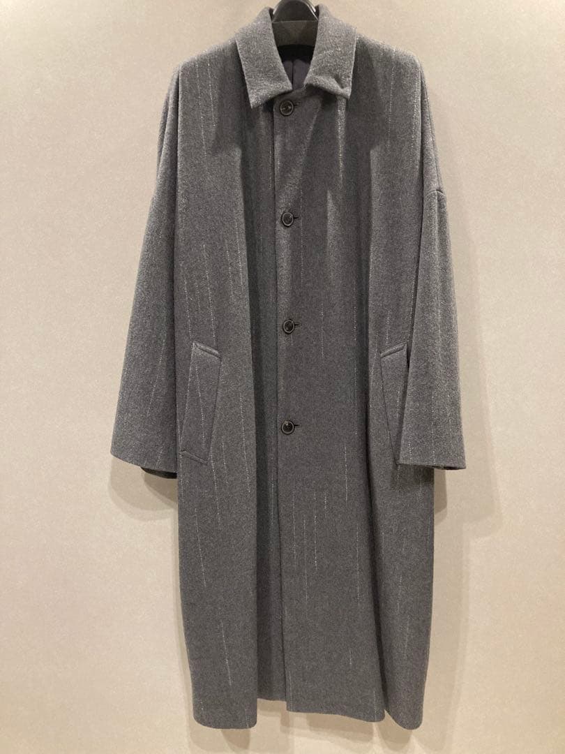 S*n様 YOKO SAKAMOTO KASURI OVER COAT gray - メルカリ
