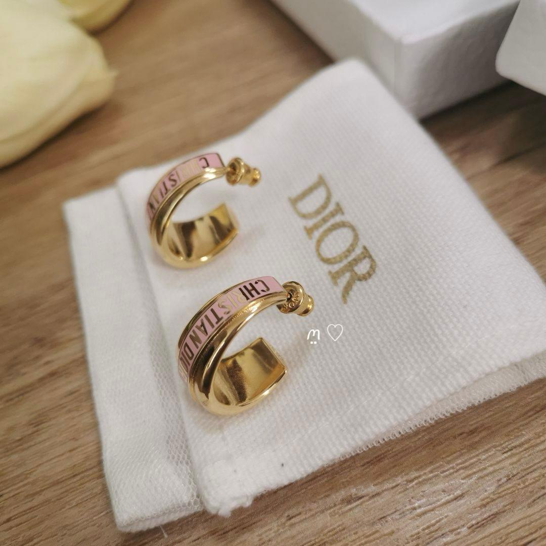 クリスチャンディオールDior コードピアス Code フープピアス 現行販売