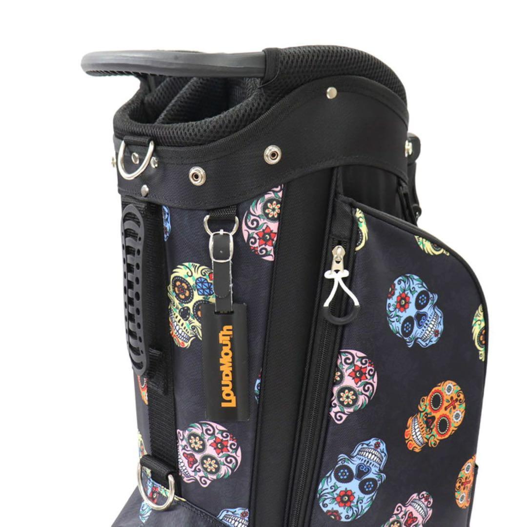 新品】ラウドマウス キャディバッグ 8.5型 058 シュガースカルズ