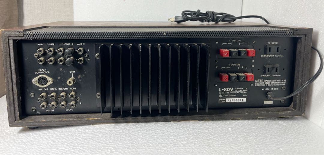 LUXMAN L-80V プリメインアンプレトロビンテージオーディオ