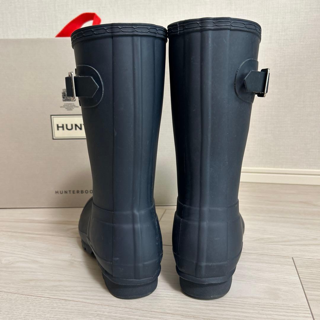 HUNTER オリジナルショートブーツ ネイビー - 靴ヴィンテージ 通販