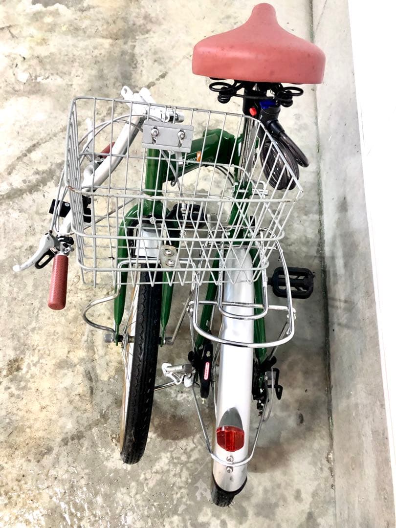 折りたたみ自転車 Topone モスグリーン 20インチの折りたたみ自転車の