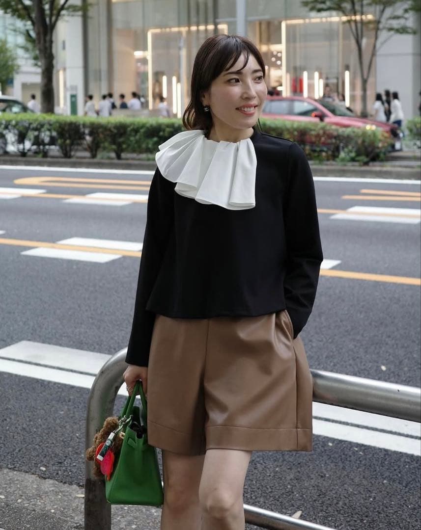 トレフルプラスワン trefle+1 レザーライクショートパンツ　新品タグ付 レザーライクショートパンツ | Bottoms,ショート | | TREFLE＋1